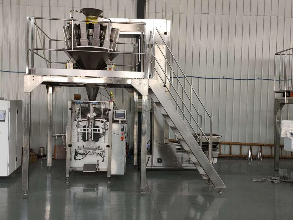 Vertical Form Fill & Seal Machine With Multihead Scales for Granules