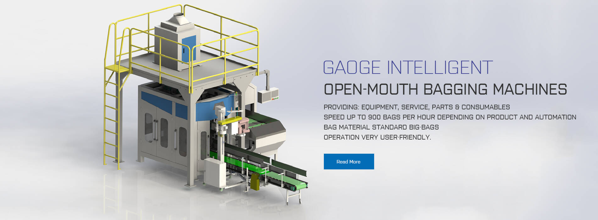 open mouth bag packaging machine