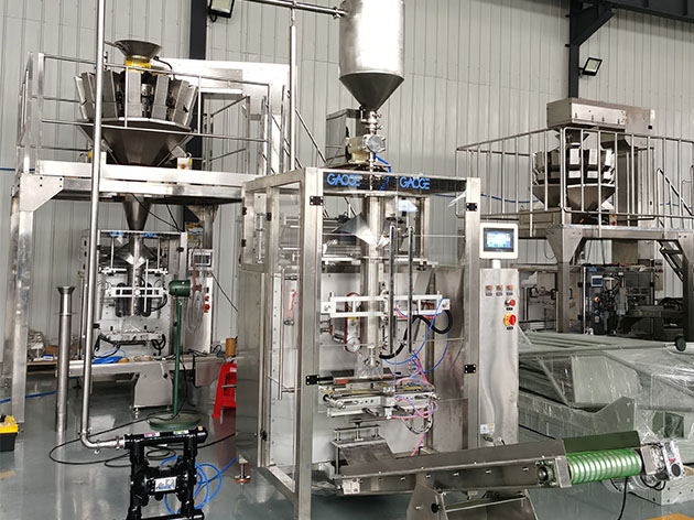 Vertical Form Fill & Seal Machine With Filler for Liquid & Paste